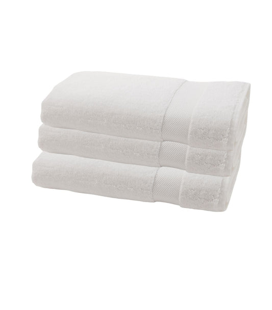 Organic Cotton - Dry Off In Style Bath Towel (3 Pack) - White