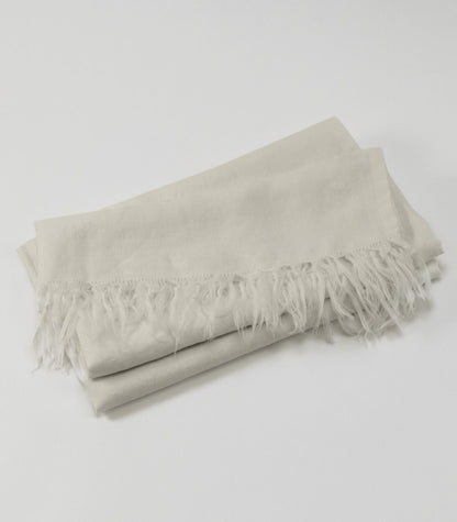 Bhumi Organic Cotton- Linen Throw - Fog