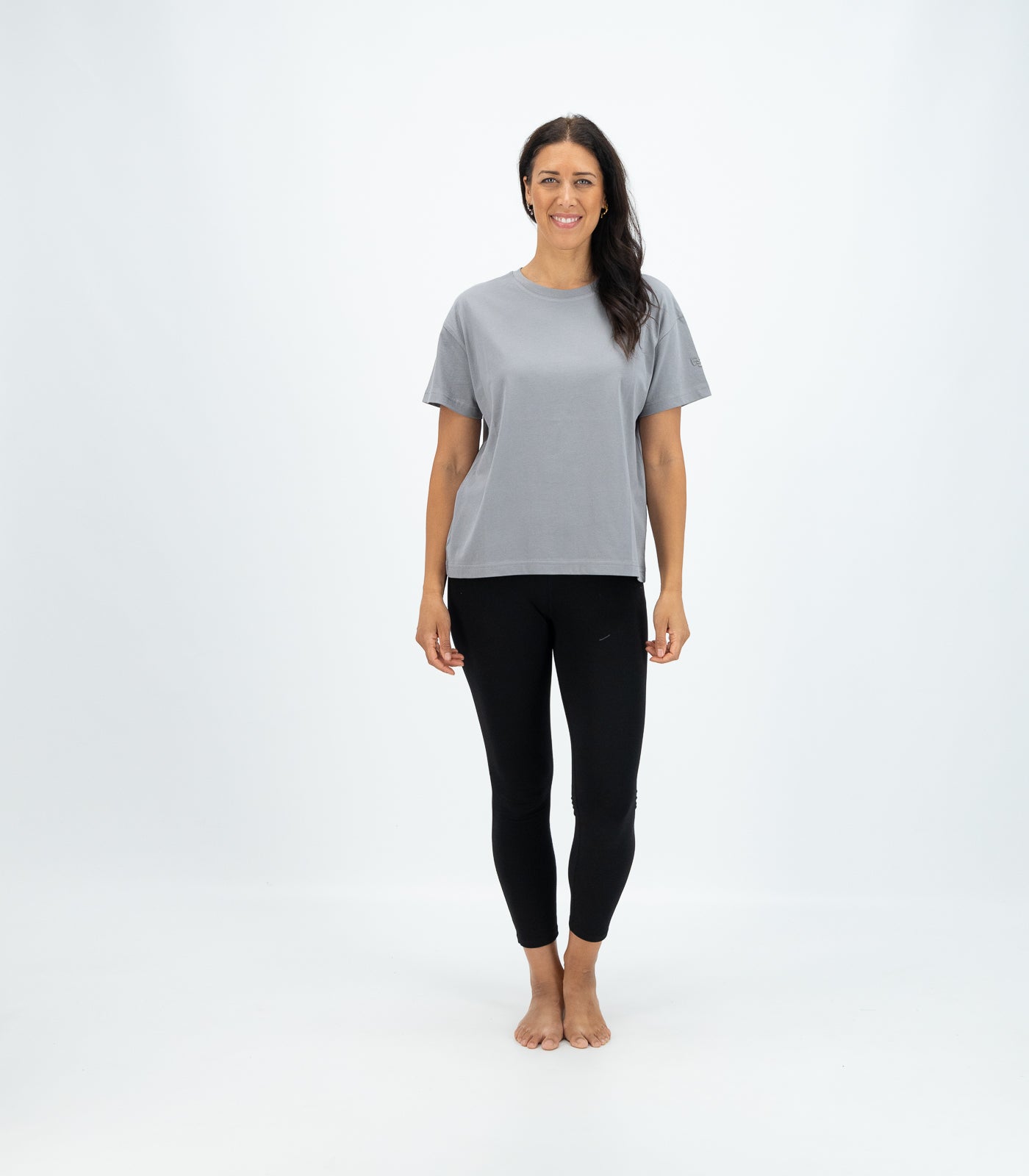 Bhumi Organic Cotton - Oversized Boxy Tee - Titanium